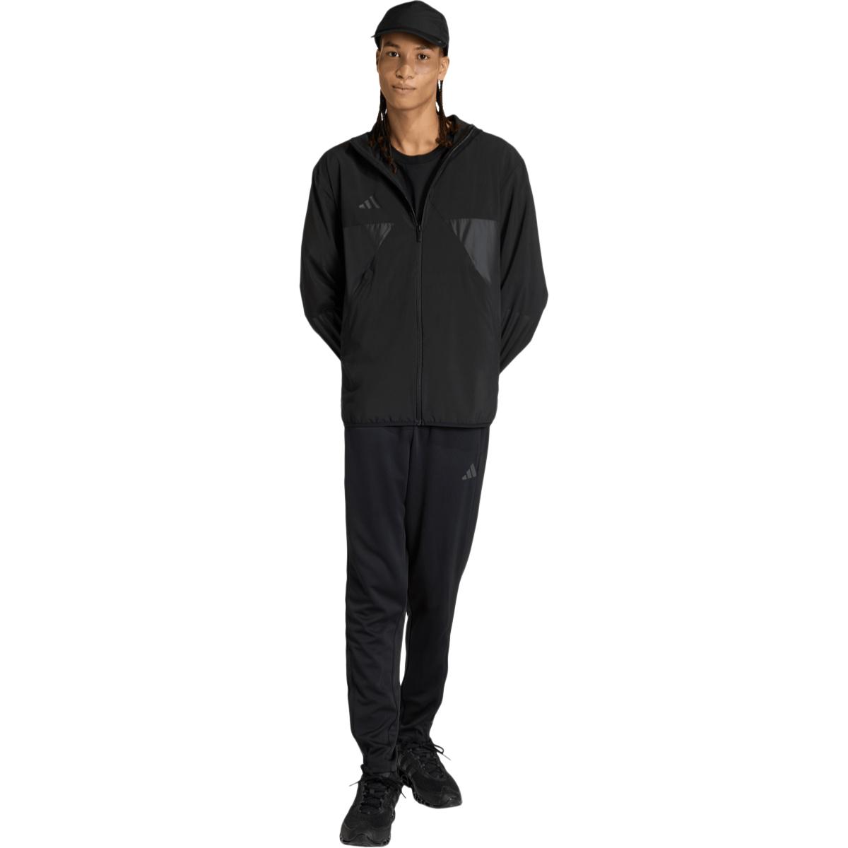 adidas Tiro Tech Full Zip Woven Track Top Herre Black