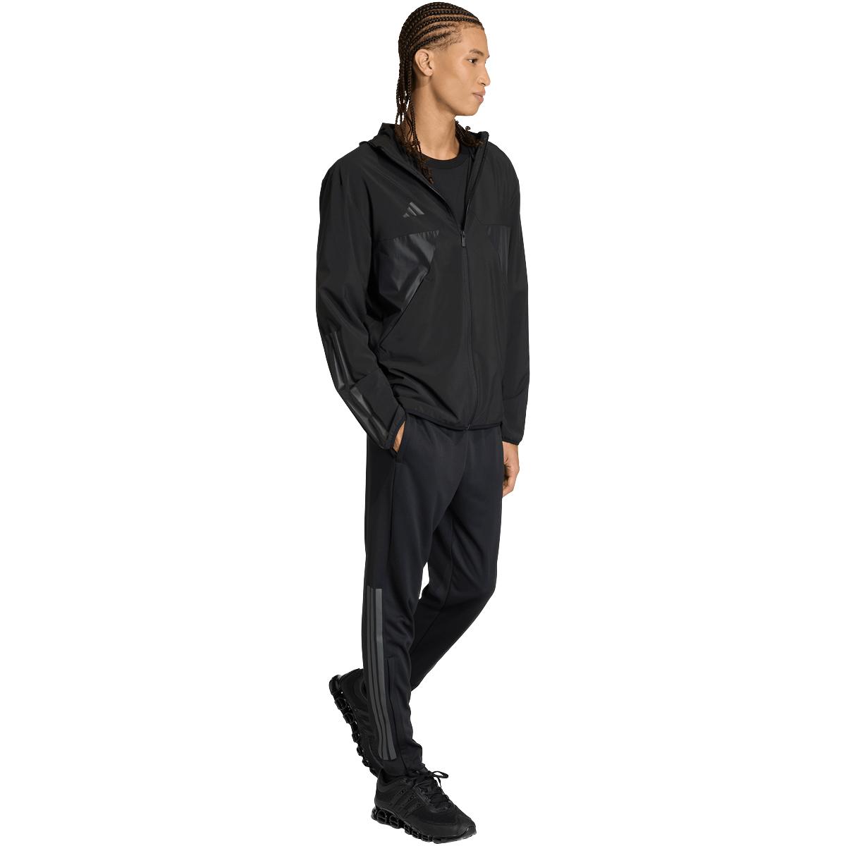 adidas Tiro Tech Full Zip Woven Track Top Herre Black