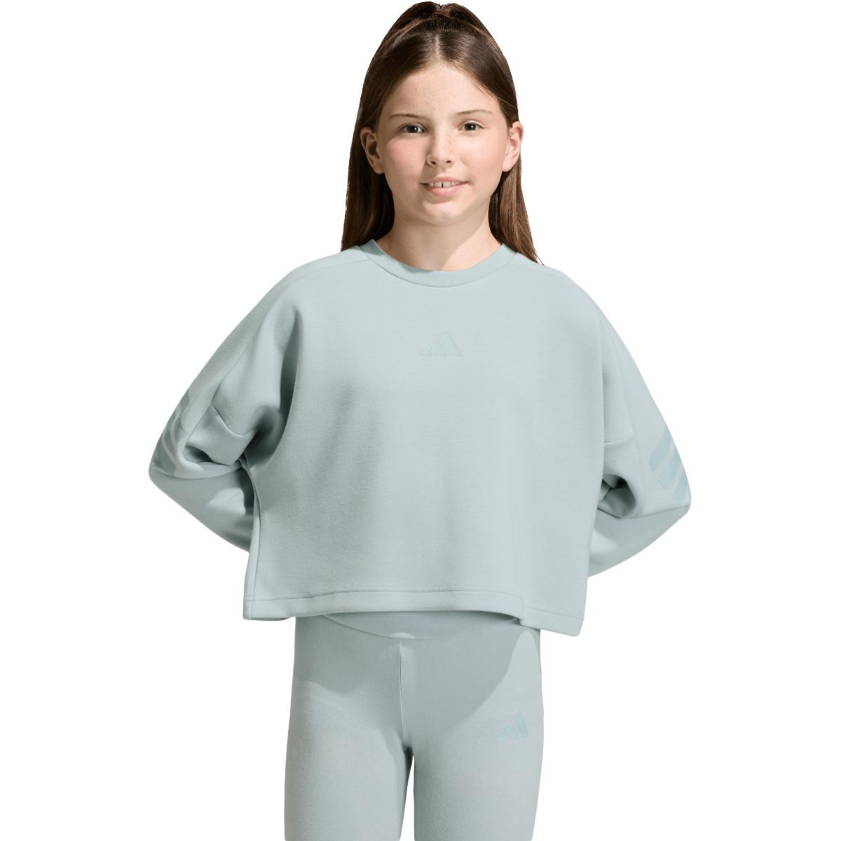adidas Future Icons 3-Stripes Crew Sweatshirt Børn Blue