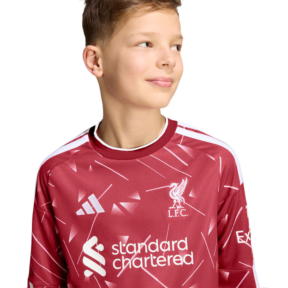 Liverpool FC 26/27 Langærmet Hjemmebanetrøje Børn ACTMAR