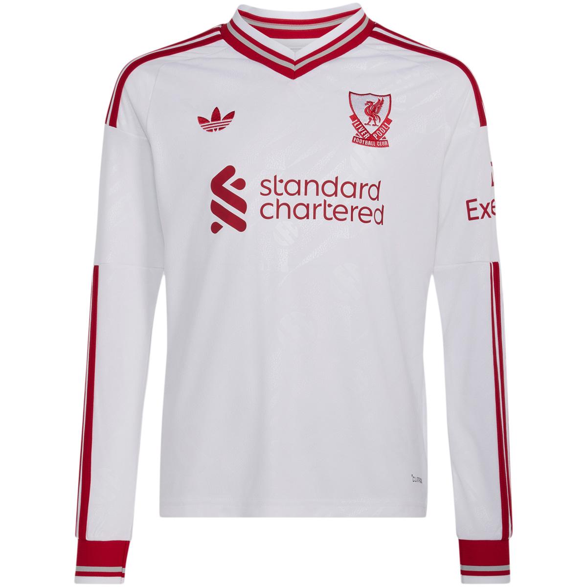 Liverpool FC 26/27 Langærmet Udebanetrøje Børn WHITE