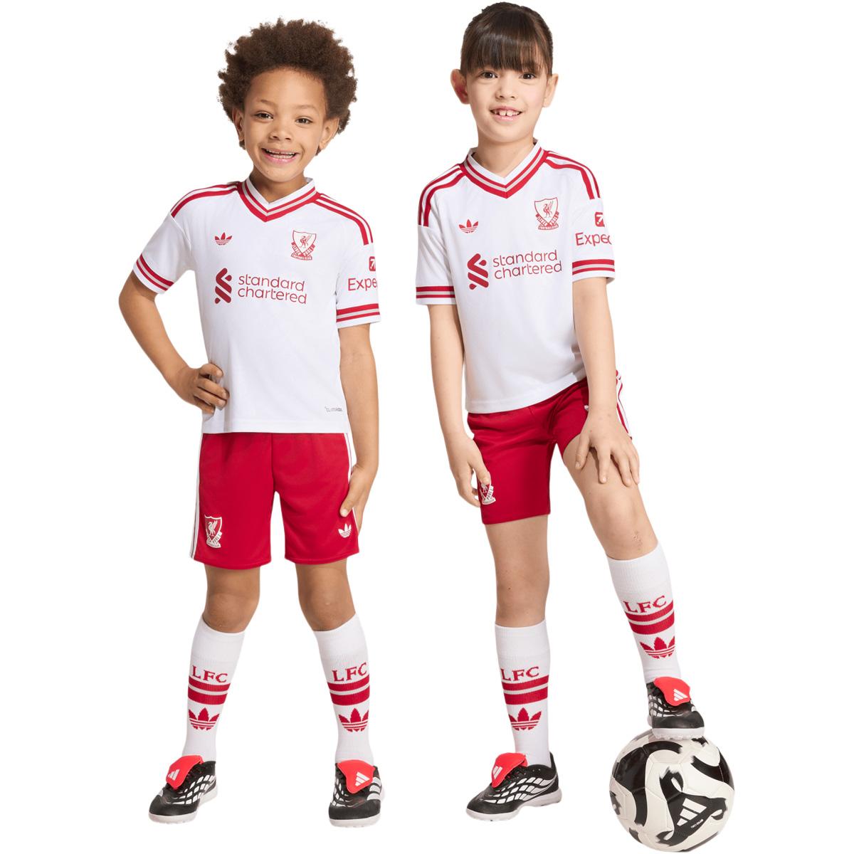 Liverpool FC 26/27 Udebanesæt Børn WHITE