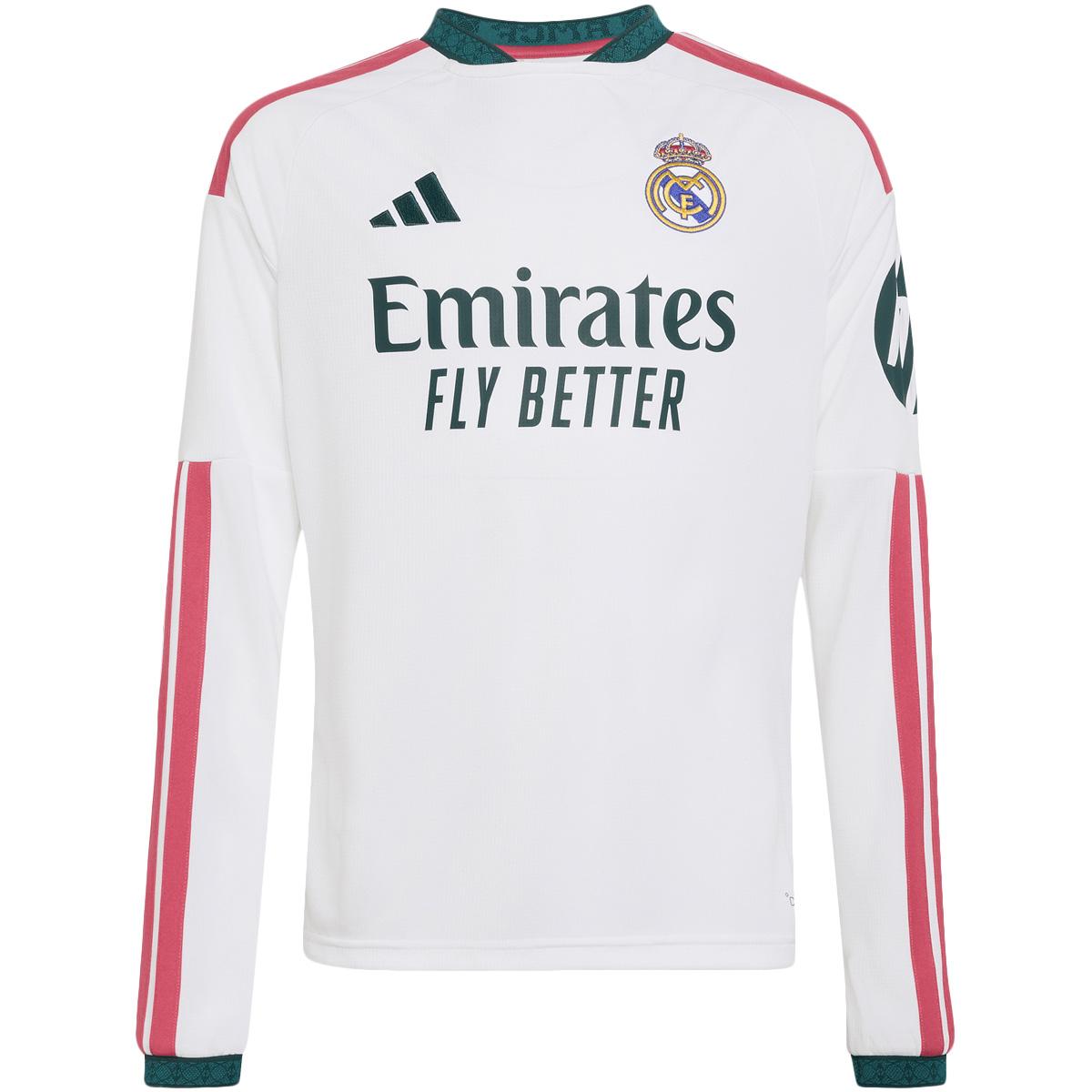 Real Madrid 26/27 Langærmet Hjemmebanetrøje Børn WHITE