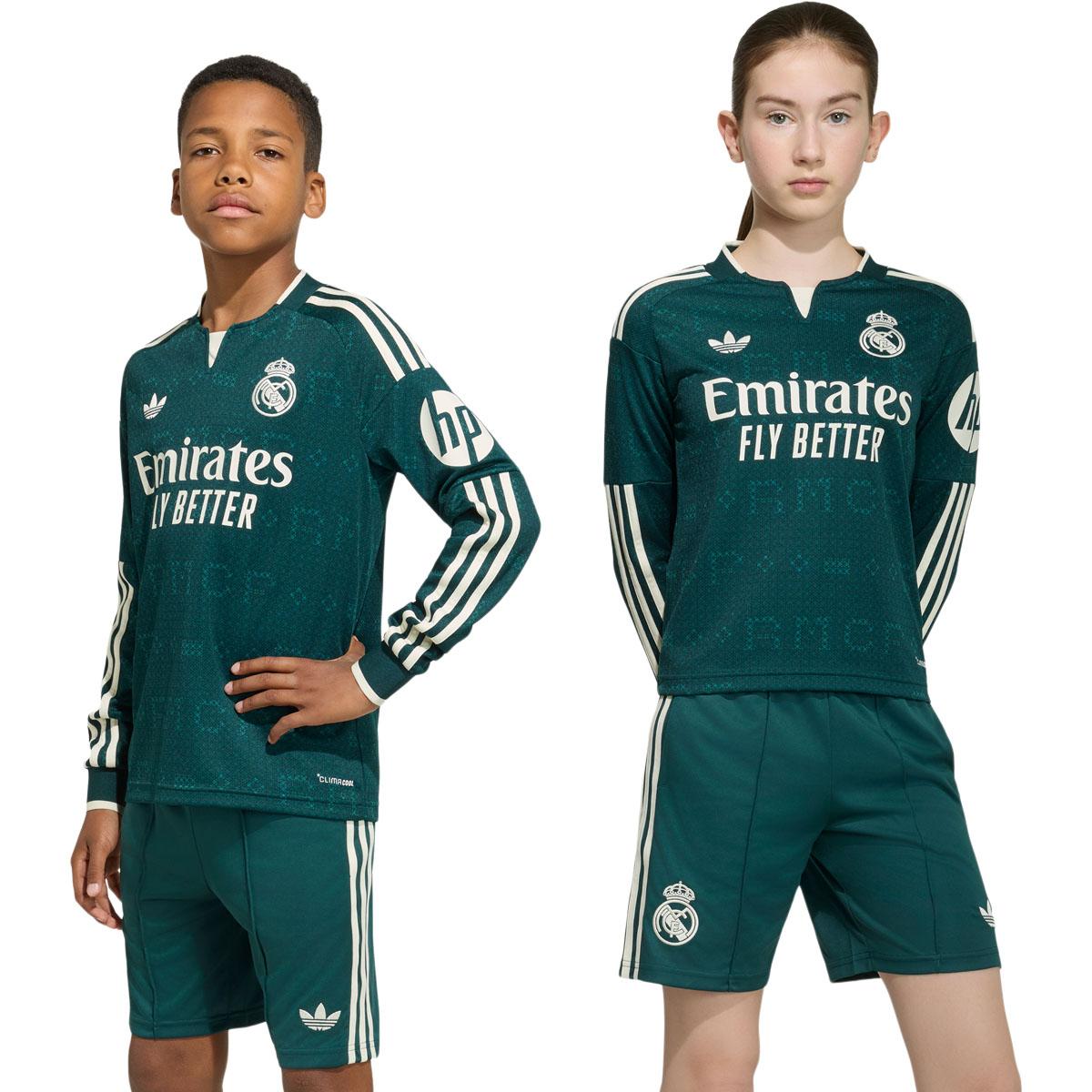 Real Madrid 26/27 Langærmet Udebanetrøje Børn AURIVY