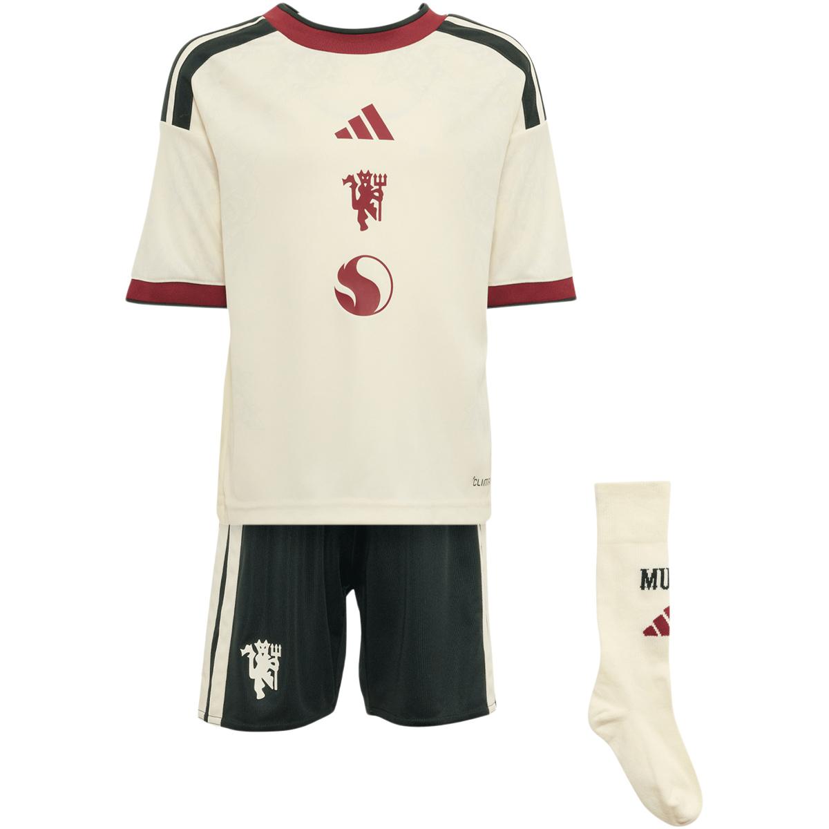 Manchester United FC 26/27 3. Trøje Sæt Børn IVORY/JUNINK