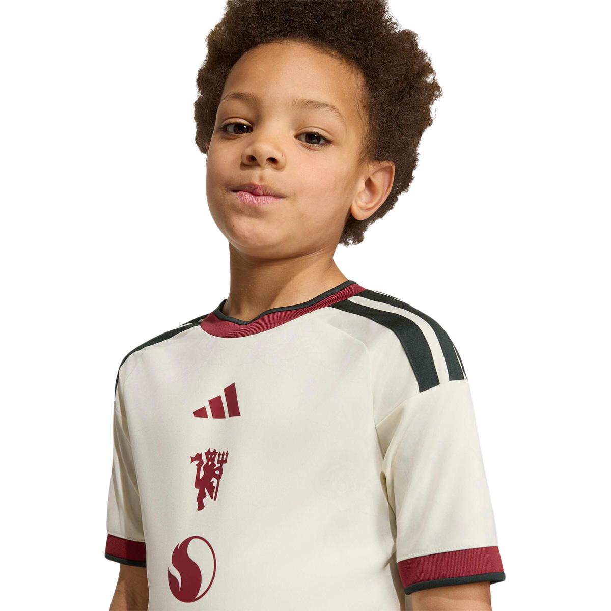 Manchester United FC 26/27 3. Trøje Sæt Børn IVORY/JUNINK