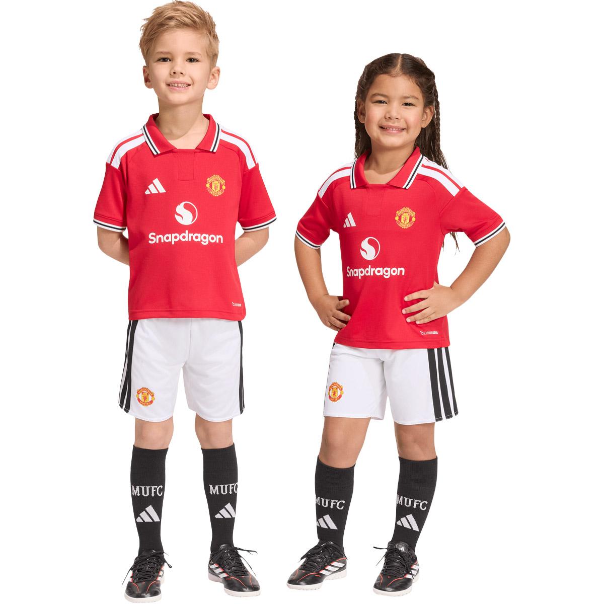 Manchester United FC 26/27 Hjemmebanesæt Børn MUFRED