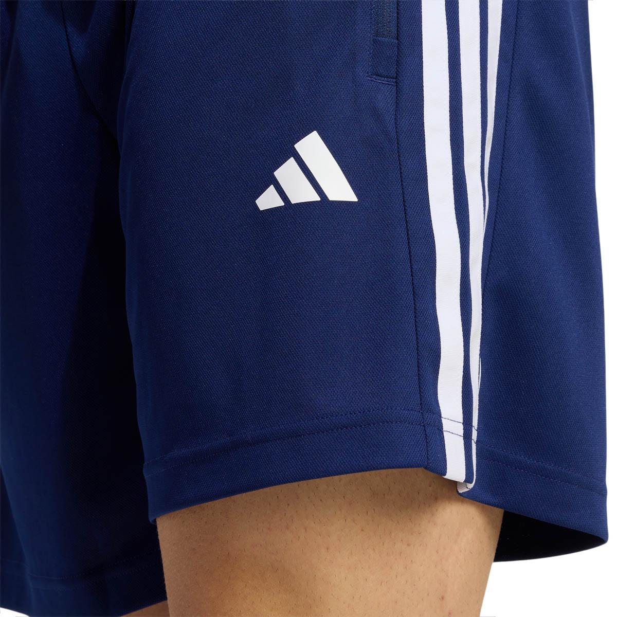adidas Workout Essentials Base 3-Stripes Pique Løbeshorts Herre Blue