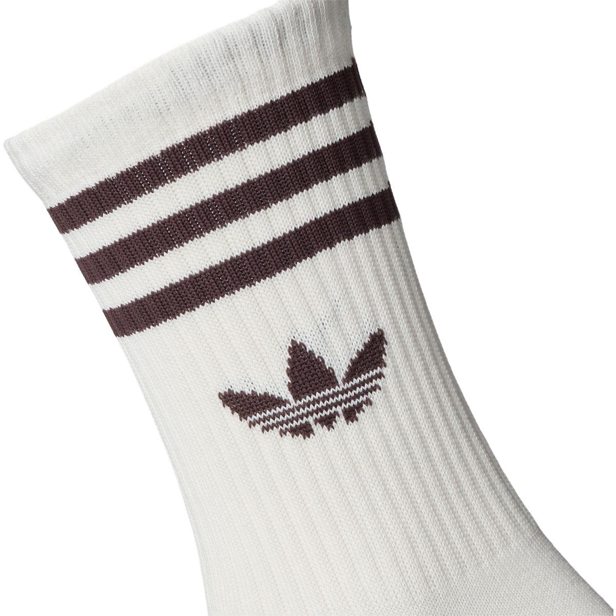 adidas Originals 3-Stripes Crew 3-Pack Strømper Beige/Brown