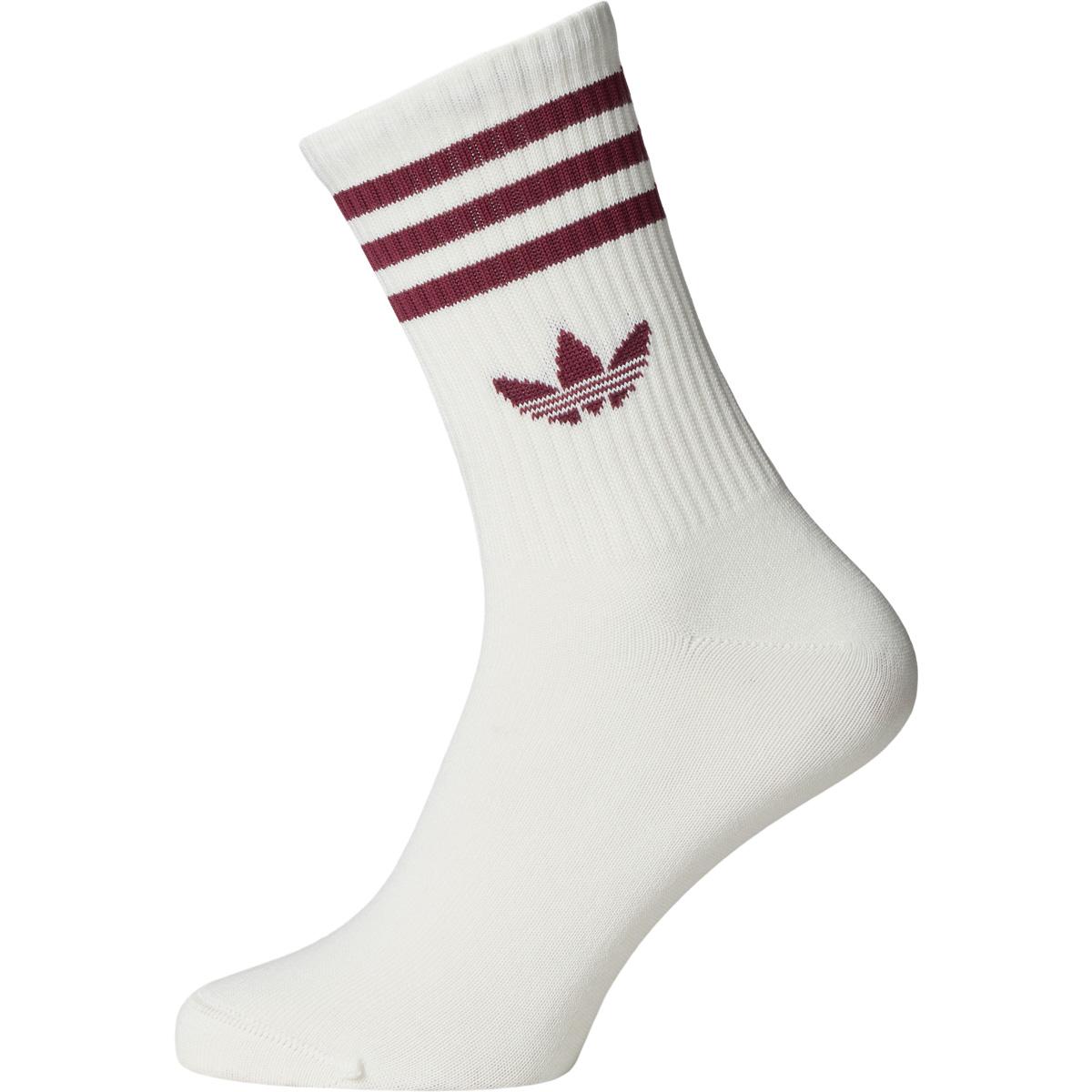 adidas Originals 3-Stripes Crew 3-Pack Strømper Beige/Brown