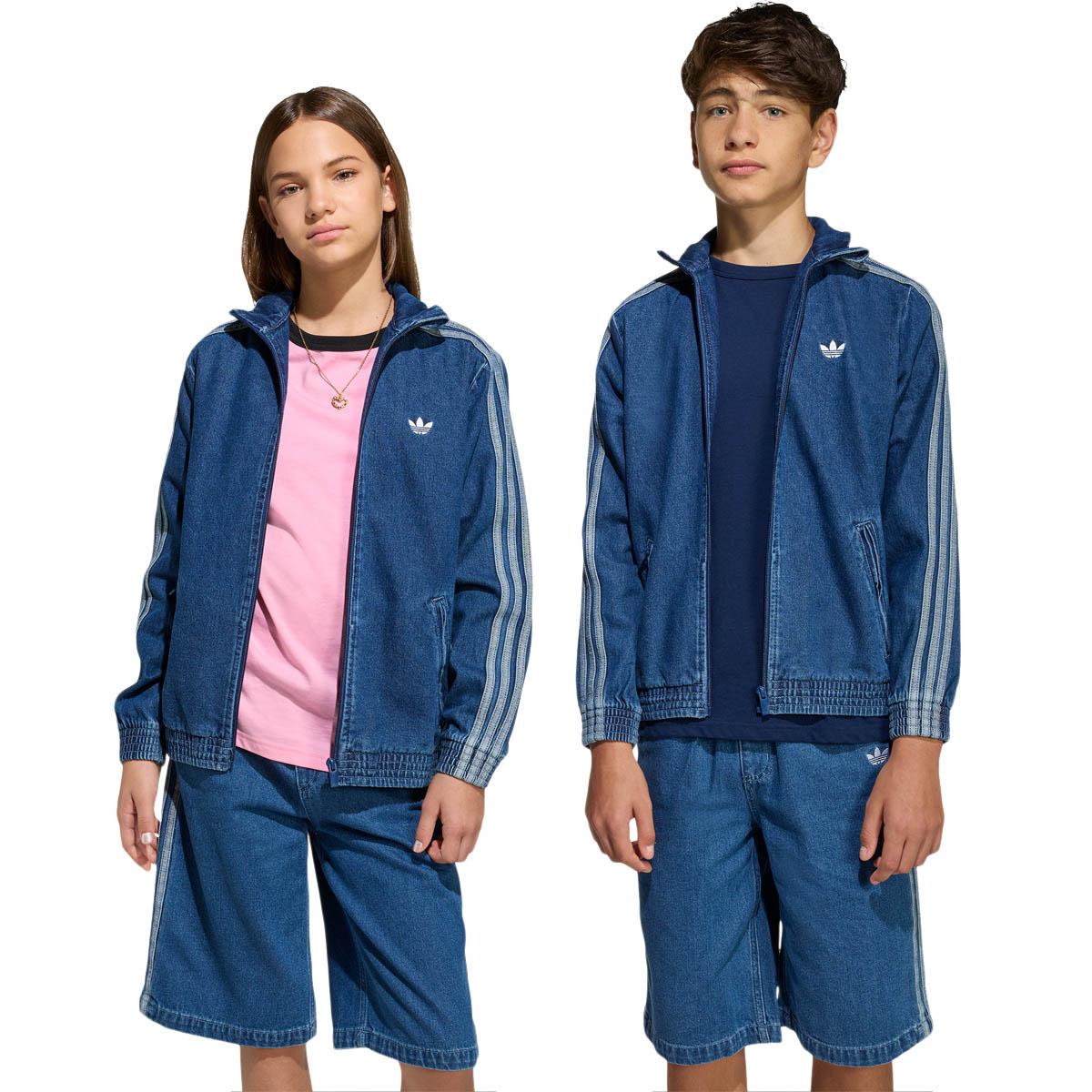 adidas Originals Firebird Denim Track Top Børn Denim Blue