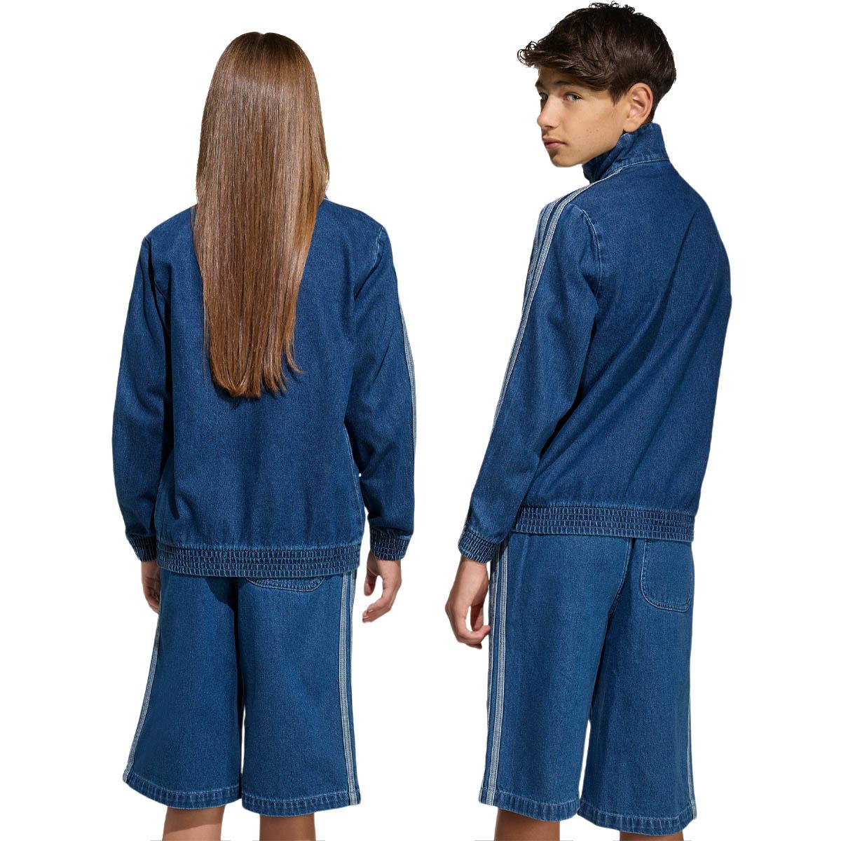 adidas Originals Firebird Denim Track Top Børn Denim Blue