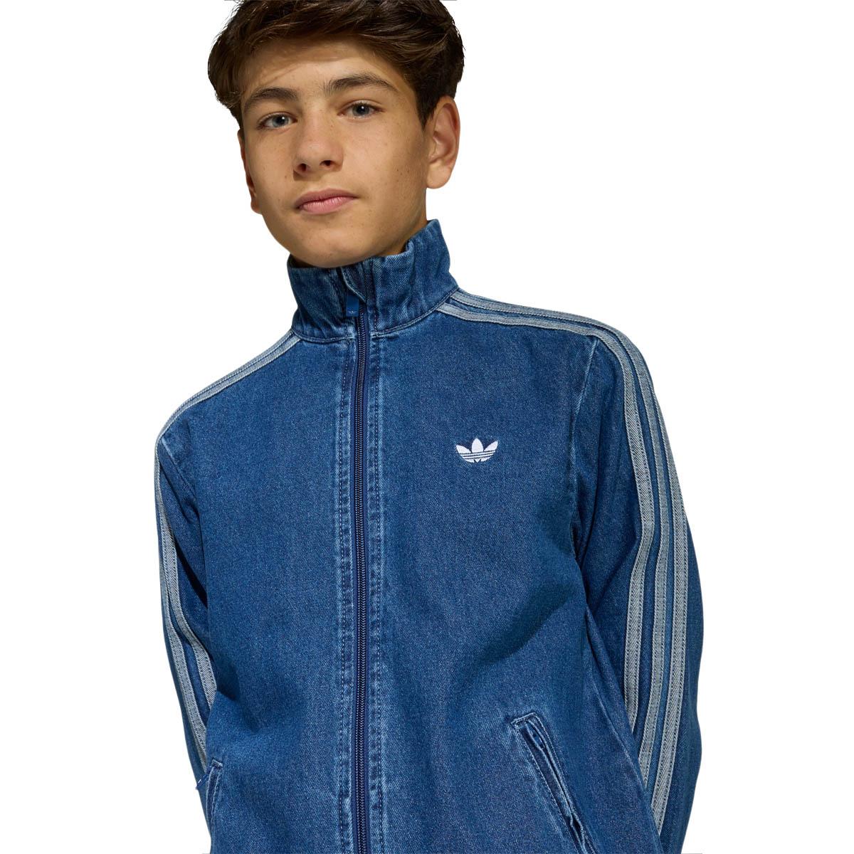 adidas Originals Firebird Denim Track Top Børn Denim Blue