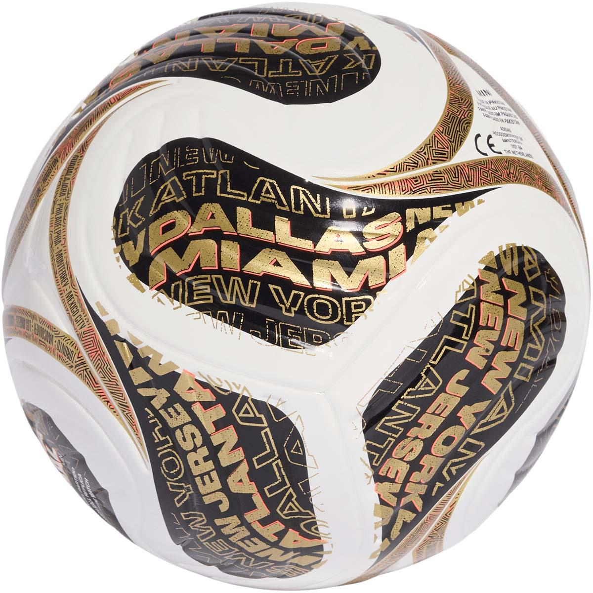 adidas WC Final Minifodbold WHITE/BLACK/GOLDMT