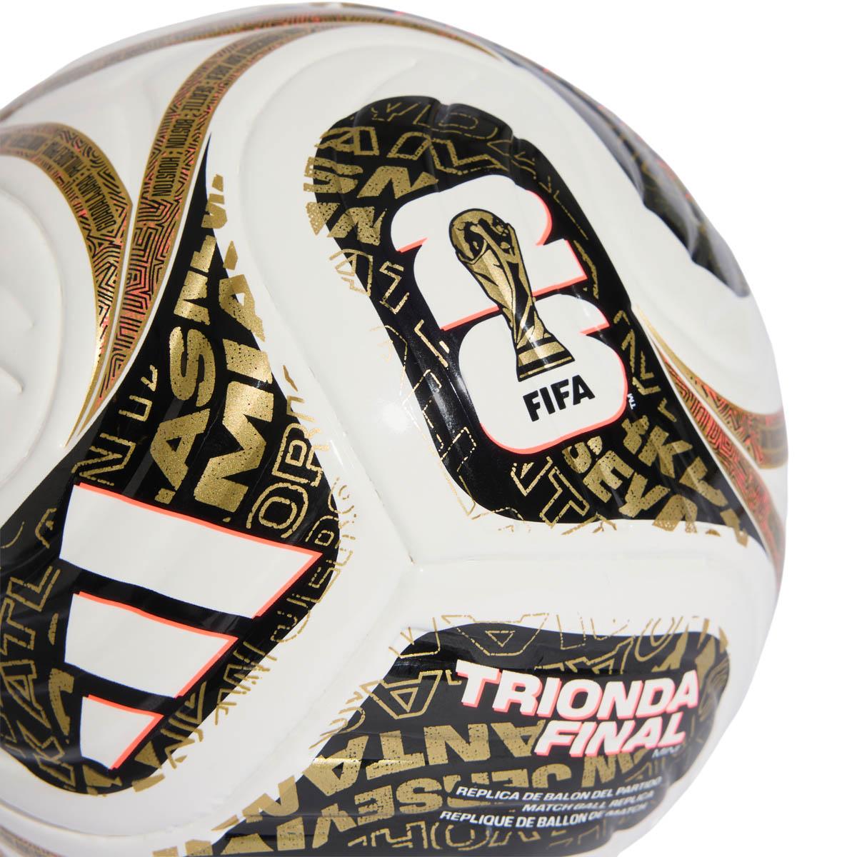 adidas WC Final Minifodbold WHITE/BLACK/GOLDMT