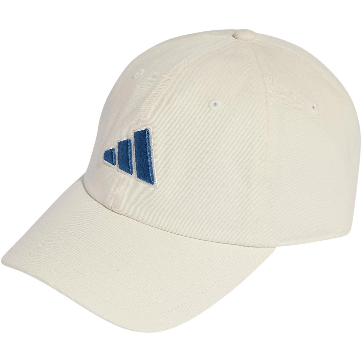 adidas Dad Big Logo Strapback Cap Beige/Blue