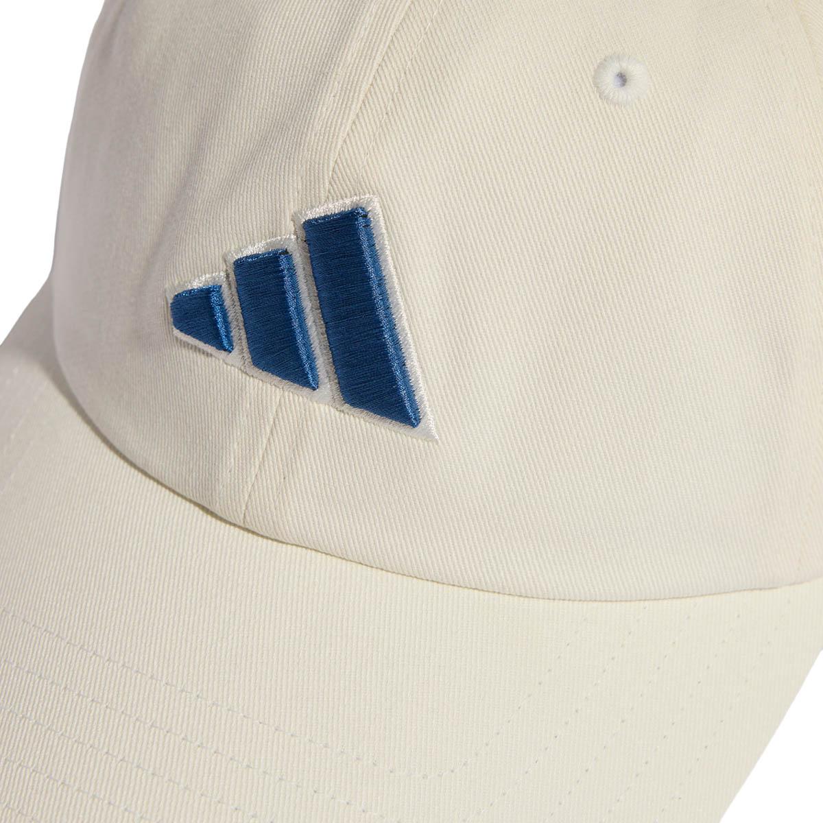 adidas Dad Big Logo Strapback Cap Beige/Blue