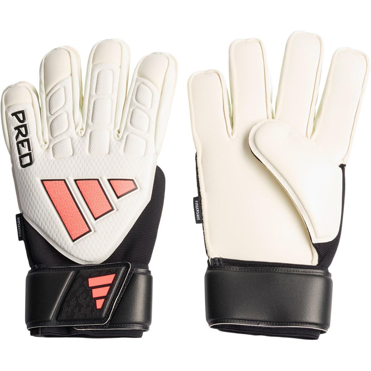 adidas Predator Match Fingersave Målmandshandsker WHITE/BLACK/SOLTUR
