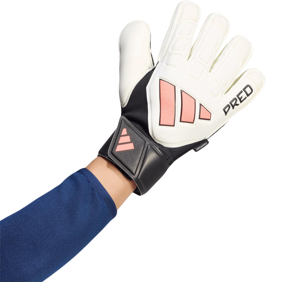 adidas Predator Match Fingersave Målmandshandsker WHITE/BLACK/SOLTUR