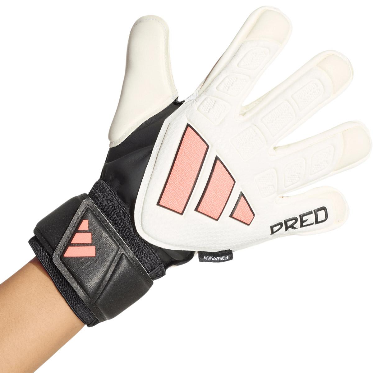 adidas Predator Match Fingersave Målmandshandsker Børn WHITE/BLACK/SOLTUR