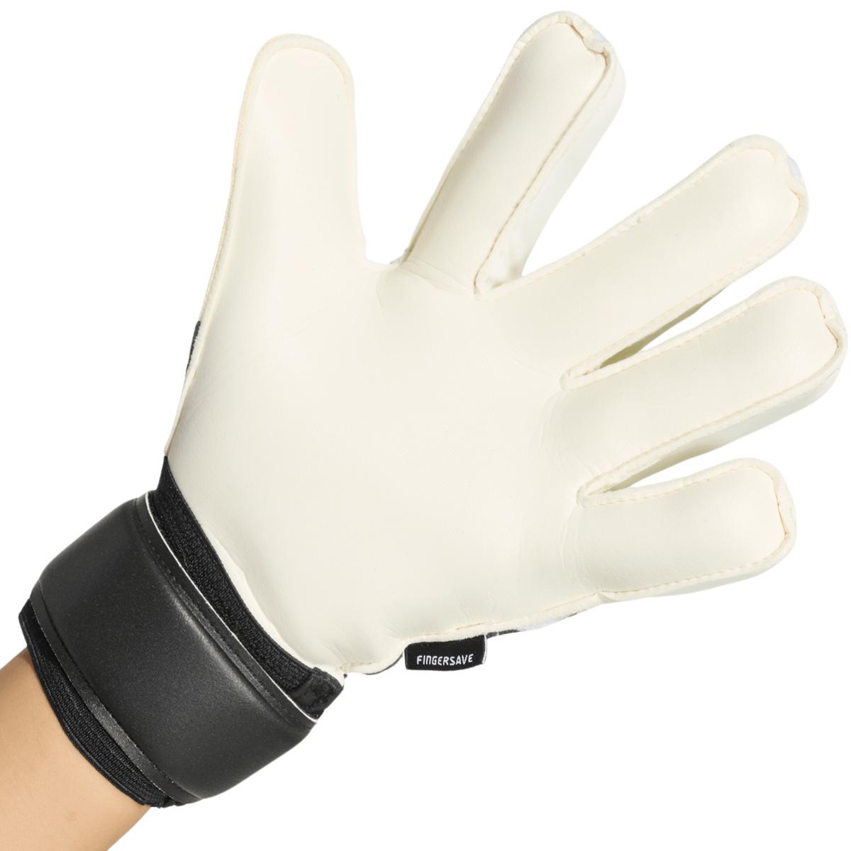 adidas Predator Match Fingersave Målmandshandsker Børn WHITE/BLACK/SOLTUR