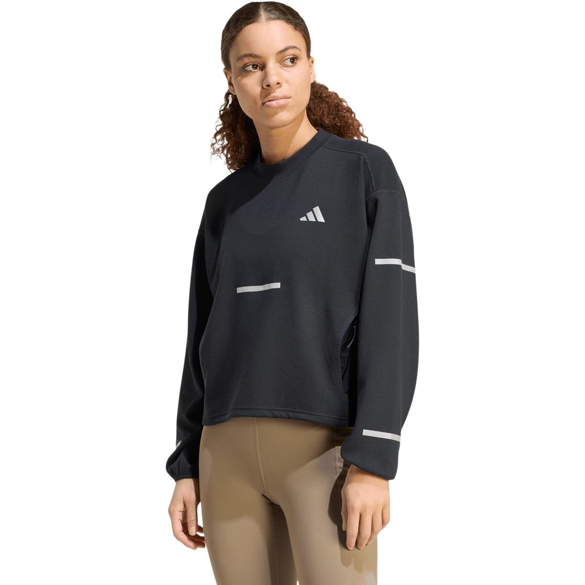adidas Adi365 Crew Løbetrøje Dame BLACK