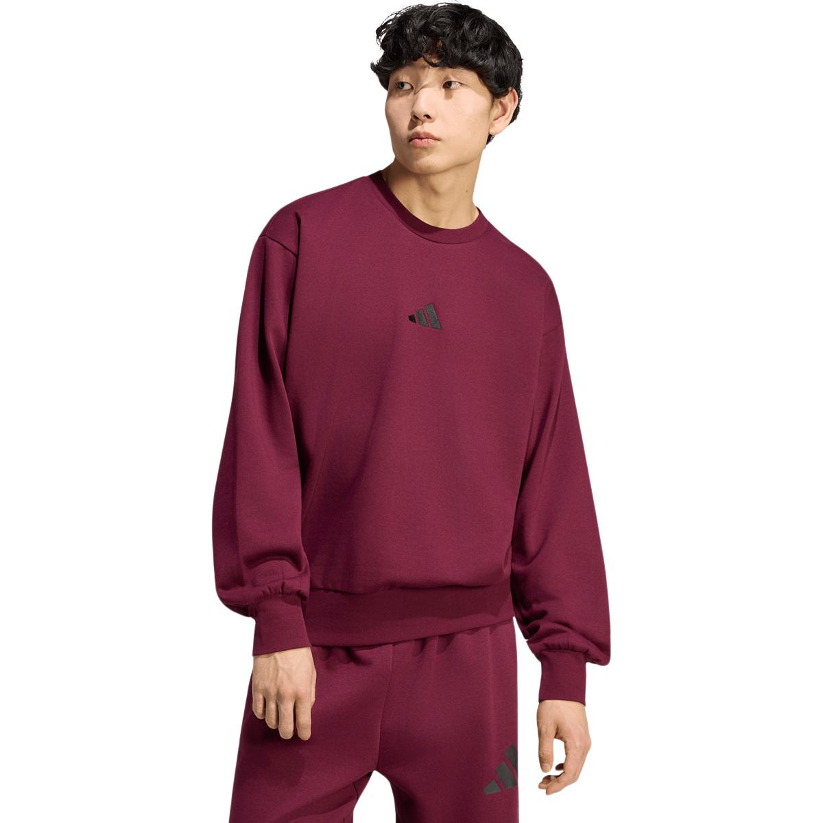 adidas Feelcozy Sweatshirt Herre MAROON/BLACK