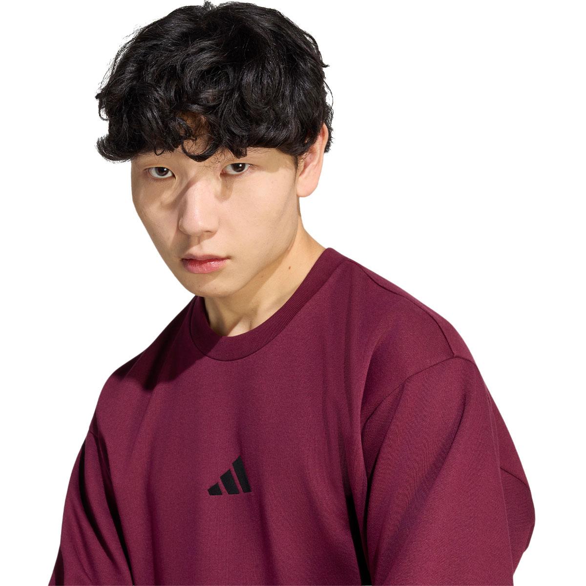 adidas Feelcozy Sweatshirt Herre MAROON/BLACK