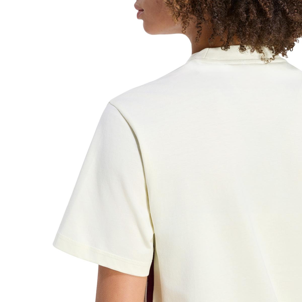 adidas 3-Stripes SJ T-skjorte Dame IVORY/MAROON