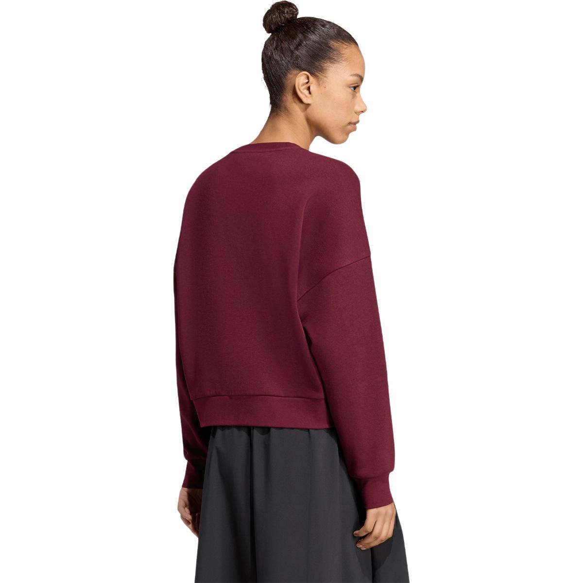 adidas Small Logo FC Sweatshirt Dame MAROON/WHITE