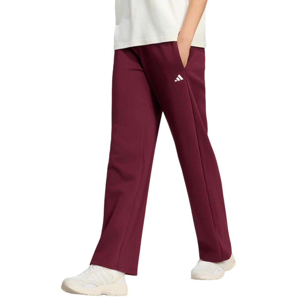 adidas Small Logo FC Joggebukser Dame MAROON/WHITE