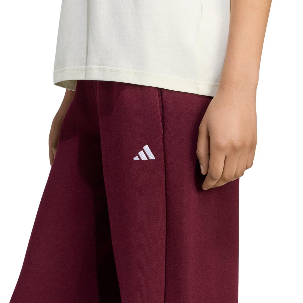 adidas Small Logo FC Joggebukser Dame MAROON/WHITE