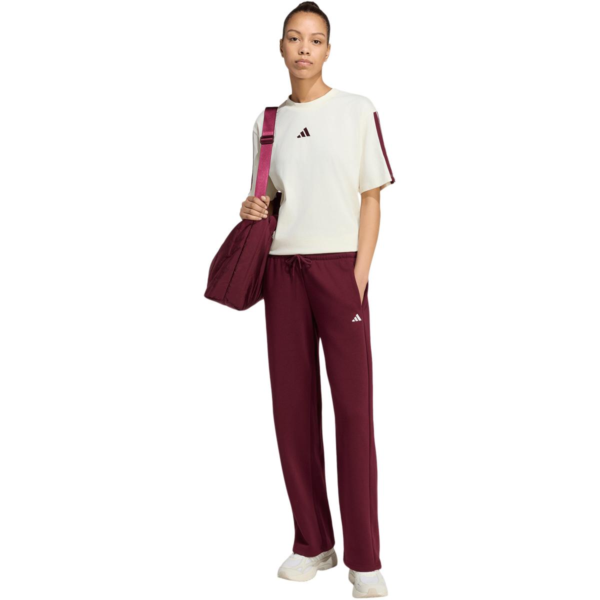 adidas Small Logo FC Joggebukser Dame MAROON/WHITE