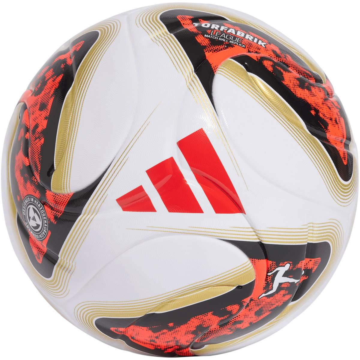 adidas DFL Torfabrik League Fodbold WHITE/BLACK/SOLRED