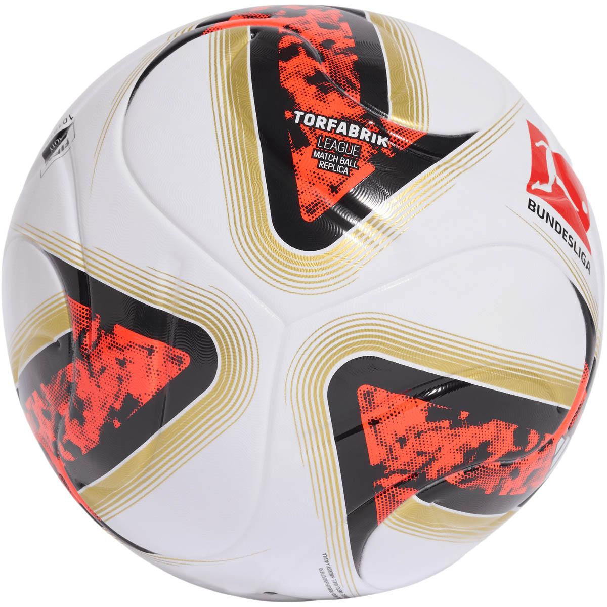 adidas DFL Torfabrik League Fodbold WHITE/BLACK/SOLRED
