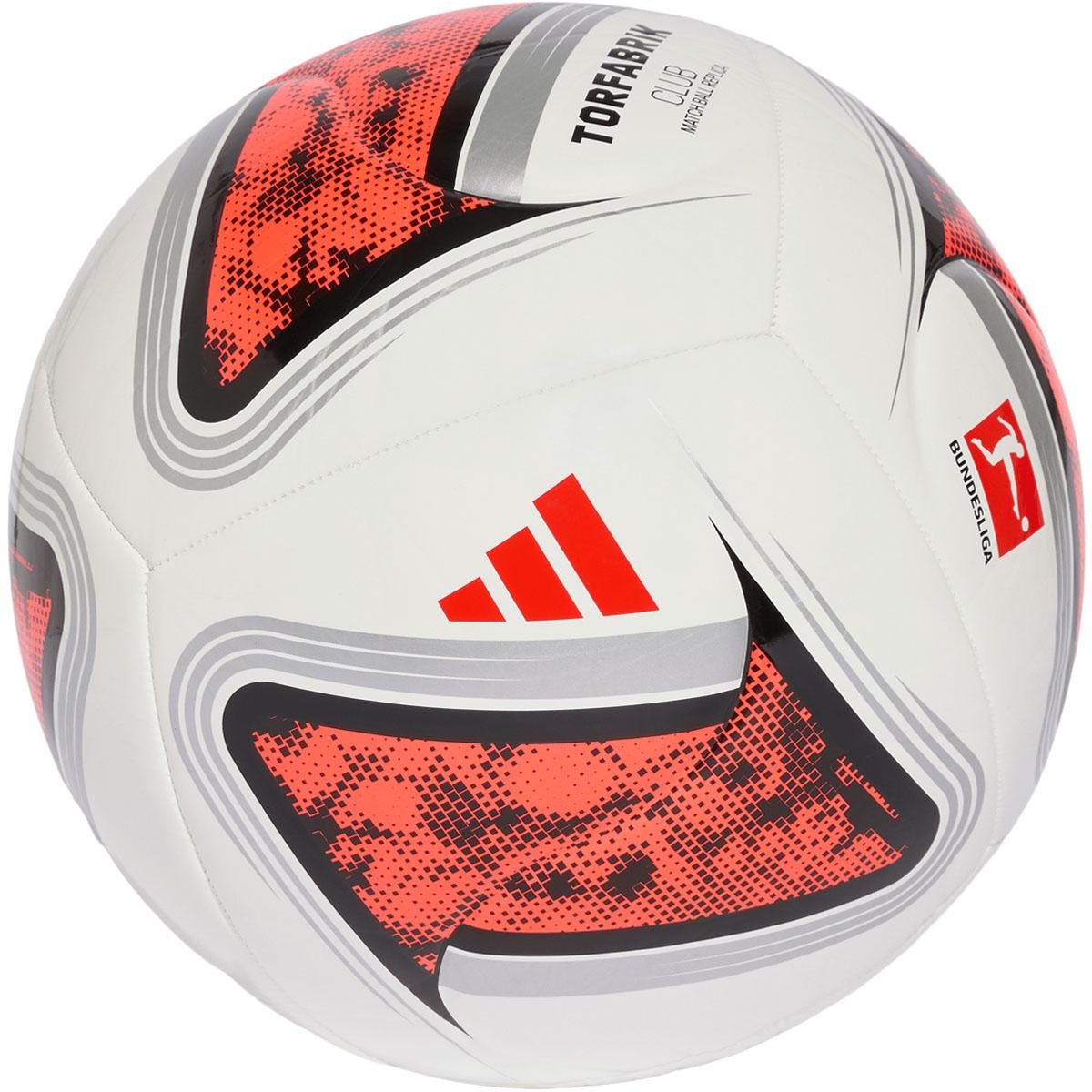 adidas DFL Torfabrik Club Fodbold WHITE/BLACK/SOLRED