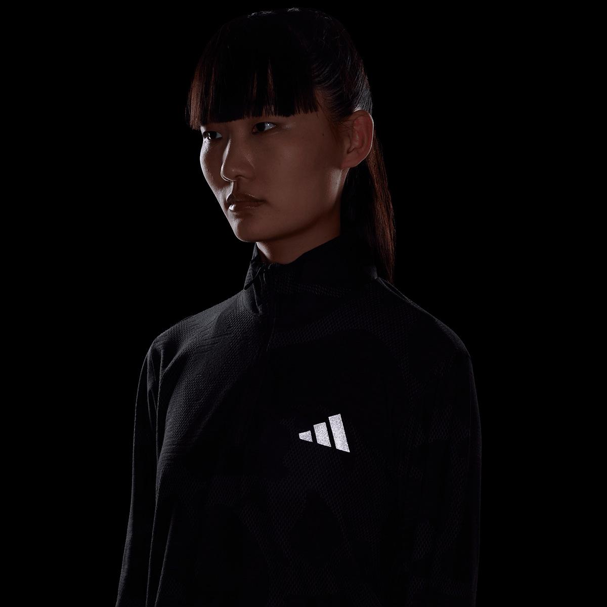 adidas Adi365 Half Zip Løpetrøye Dame BLACK/GREFIV