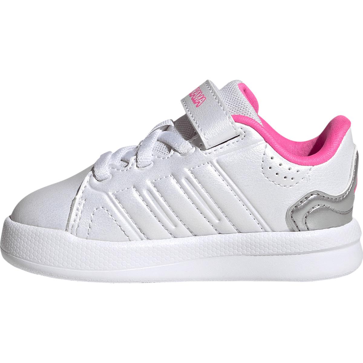 adidas Lightorama Court EL I Velcro Sneakers M/Lys Børn FTWWHT/LUCPNK/SILVMT