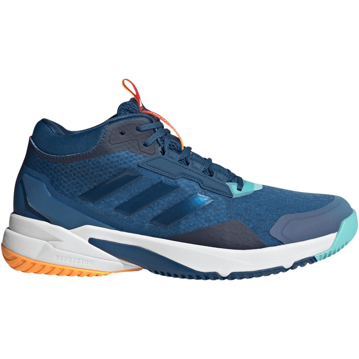 adidas Crazyflight 6 Mid Håndballsko Herre Navy/Turkis