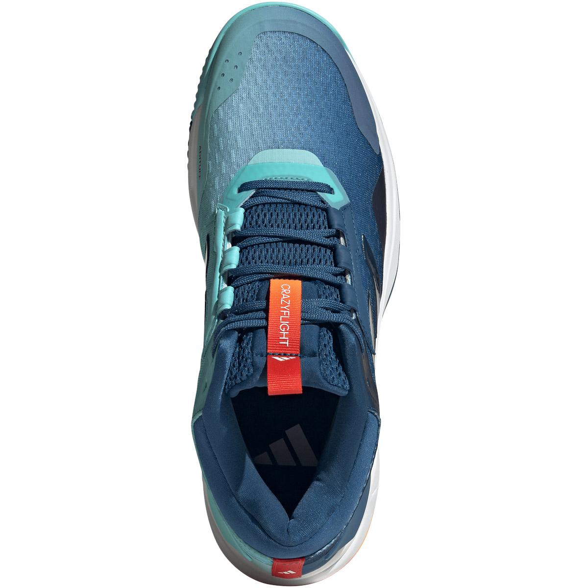 adidas Crazyflight 6 Mid Håndballsko Herre Navy/Turkis
