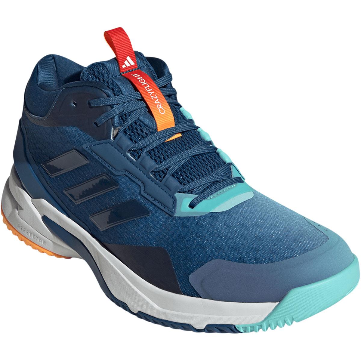 adidas Crazyflight 6 Mid Håndballsko Herre Navy/Turkis