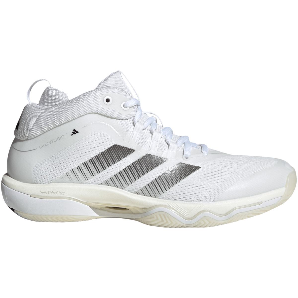 adidas Crazyflight 7 Mid Håndballsko Herre FTWWHT/TRGRME/CBLACK