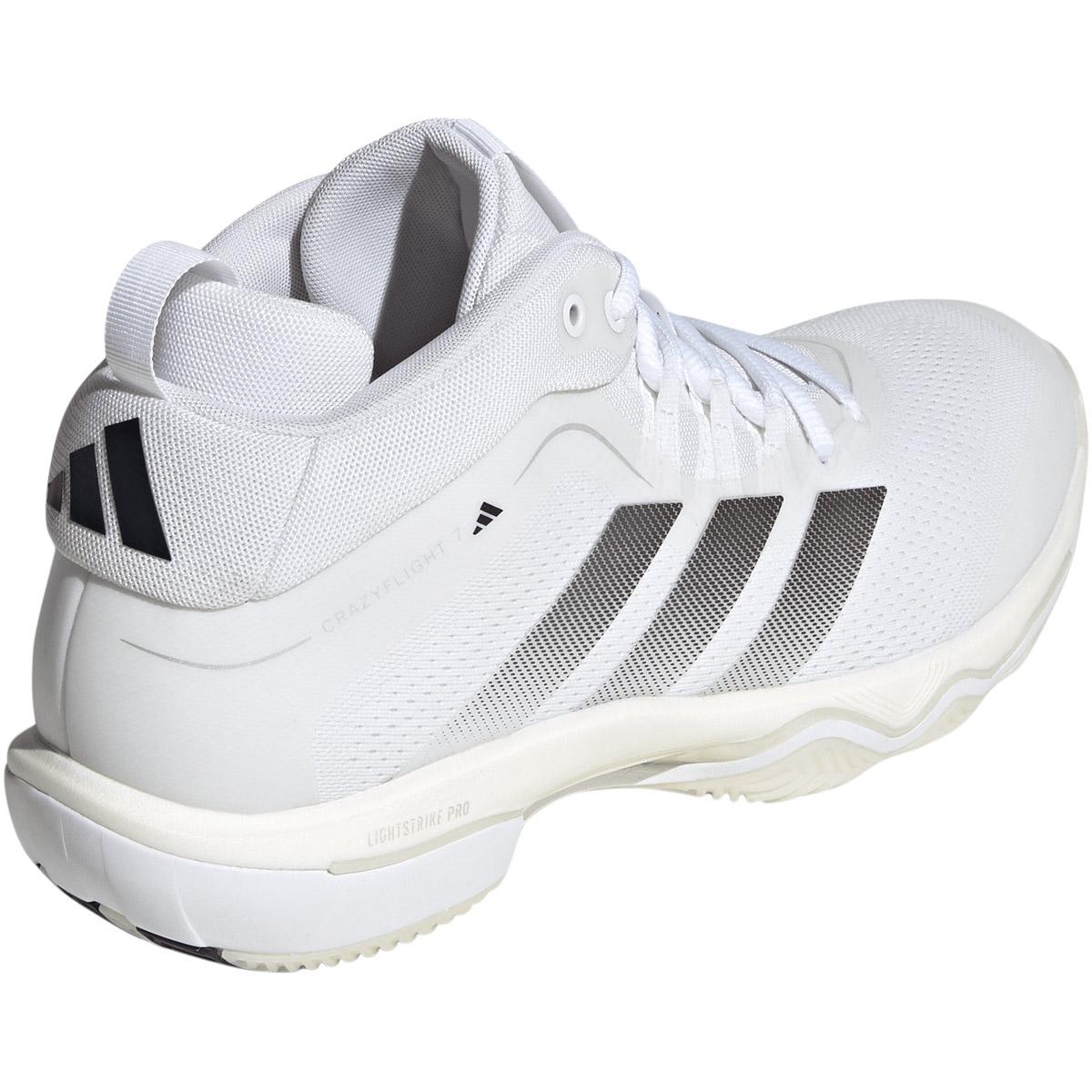 adidas Crazyflight 7 Mid Håndballsko Herre FTWWHT/TRGRME/CBLACK