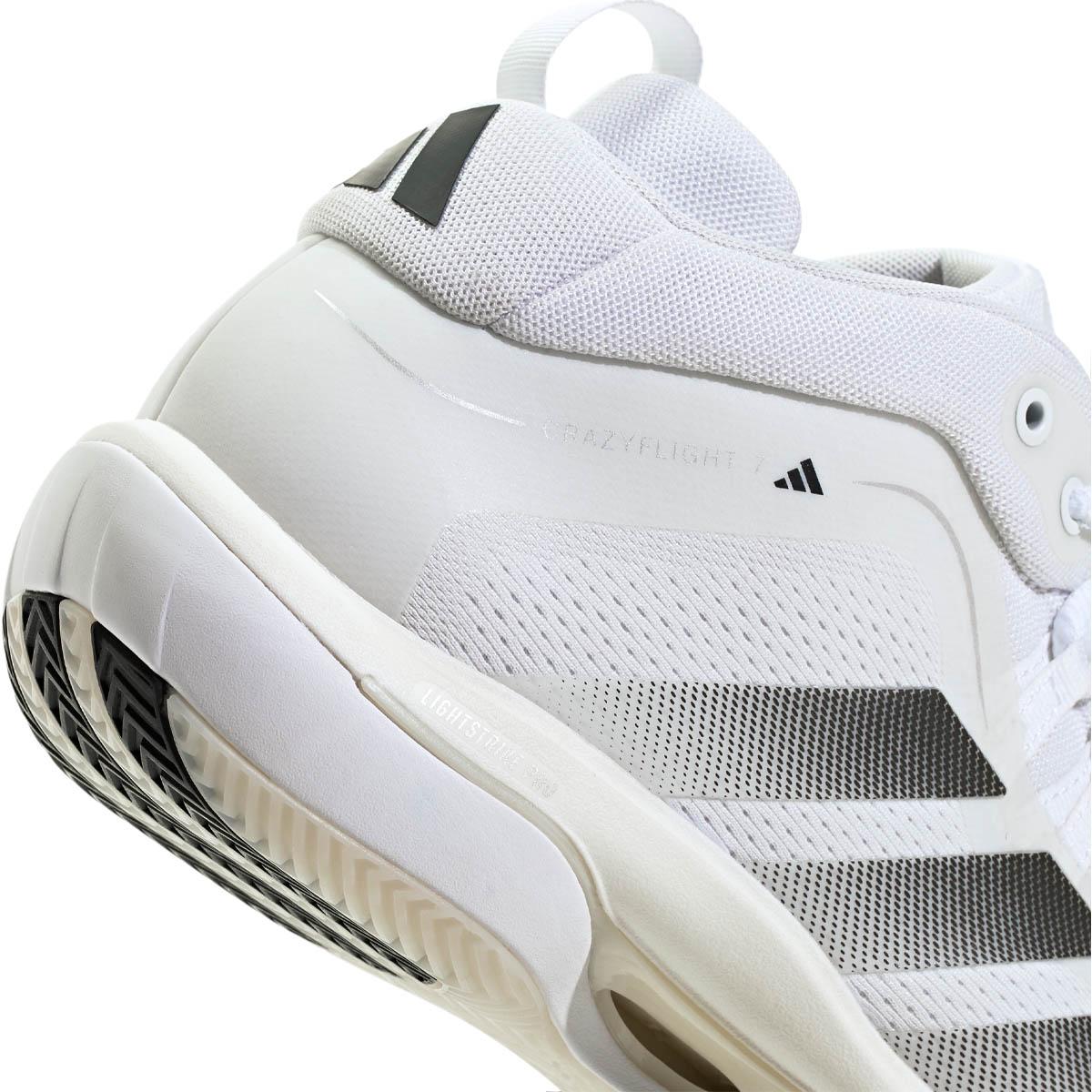 adidas Crazyflight 7 Mid Håndballsko Herre FTWWHT/TRGRME/CBLACK