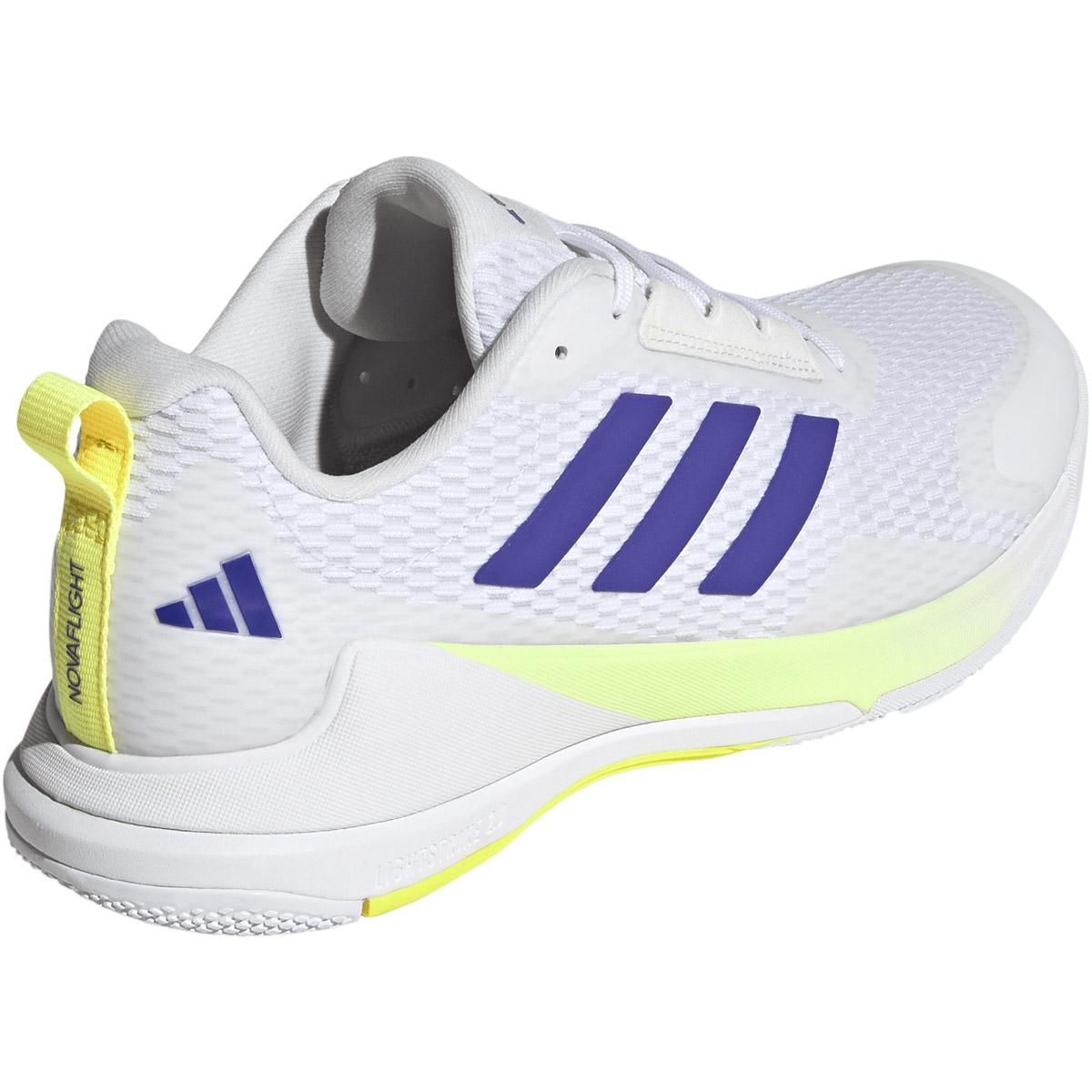 adidas Novaflight 2 Håndballsko Herre FTWWHT/PURPUR/HIREYE