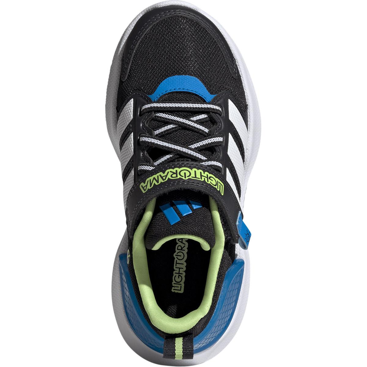 adidas Lightorama RNR Velcro Sneakers M/Lys Børn CBLACK/FTWWHT/LURABL
