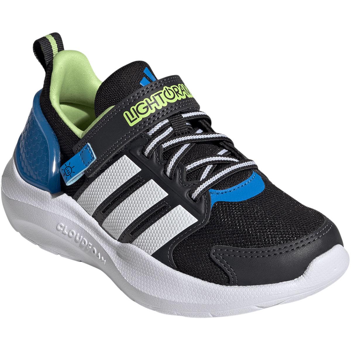 adidas Lightorama RNR Velcro Sneakers M/Lys Børn CBLACK/FTWWHT/LURABL