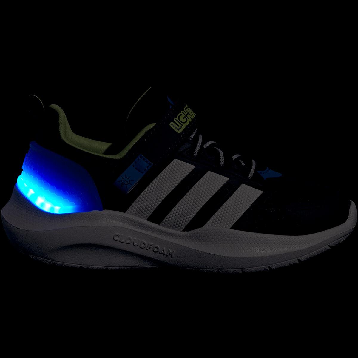 adidas Lightorama RNR Velcro Sneakers M/Lys Børn CBLACK/FTWWHT/LURABL