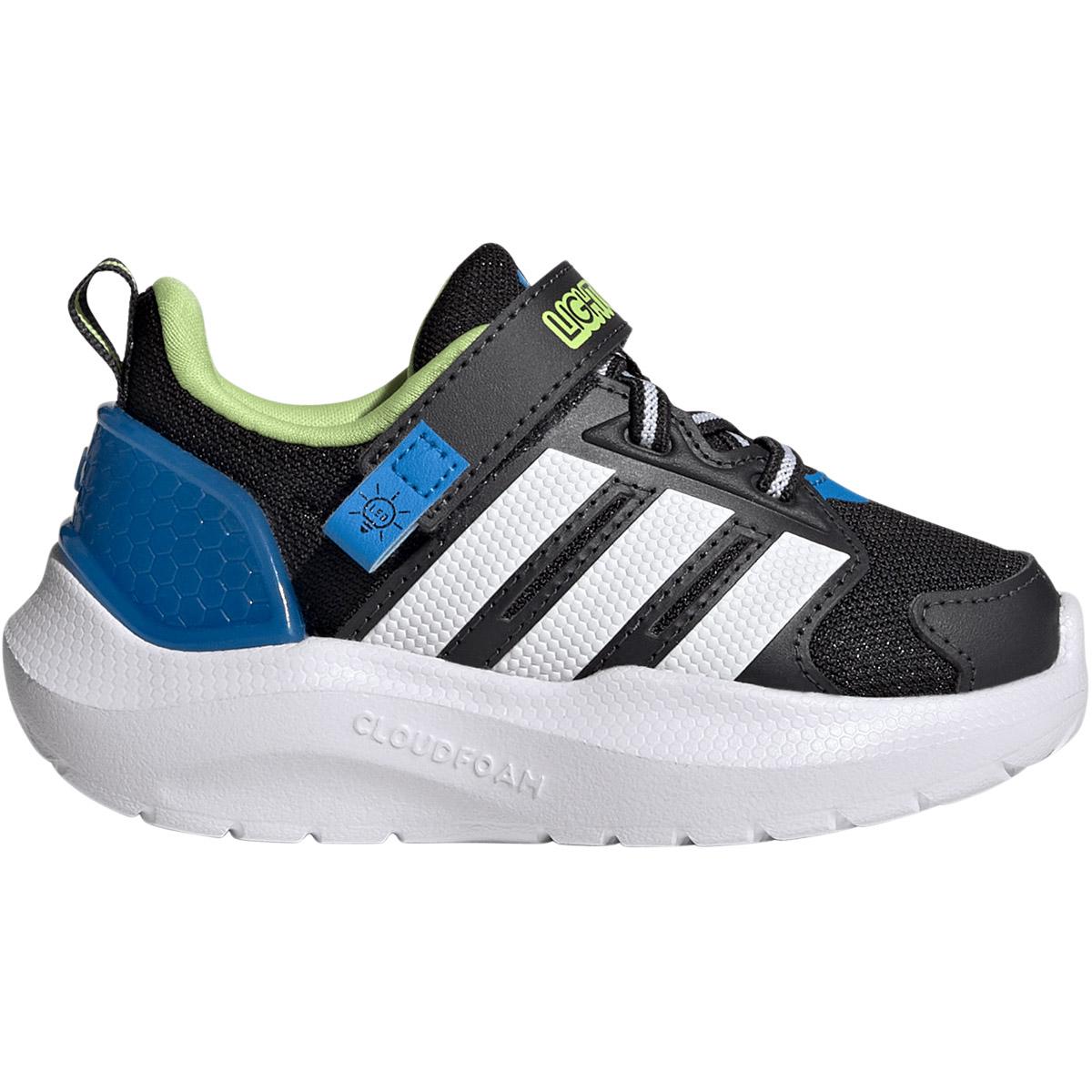 adidas Lightorama RNR I Velcro Sneakers M/Lys Børn CBLACK/FTWWHT/LURABL