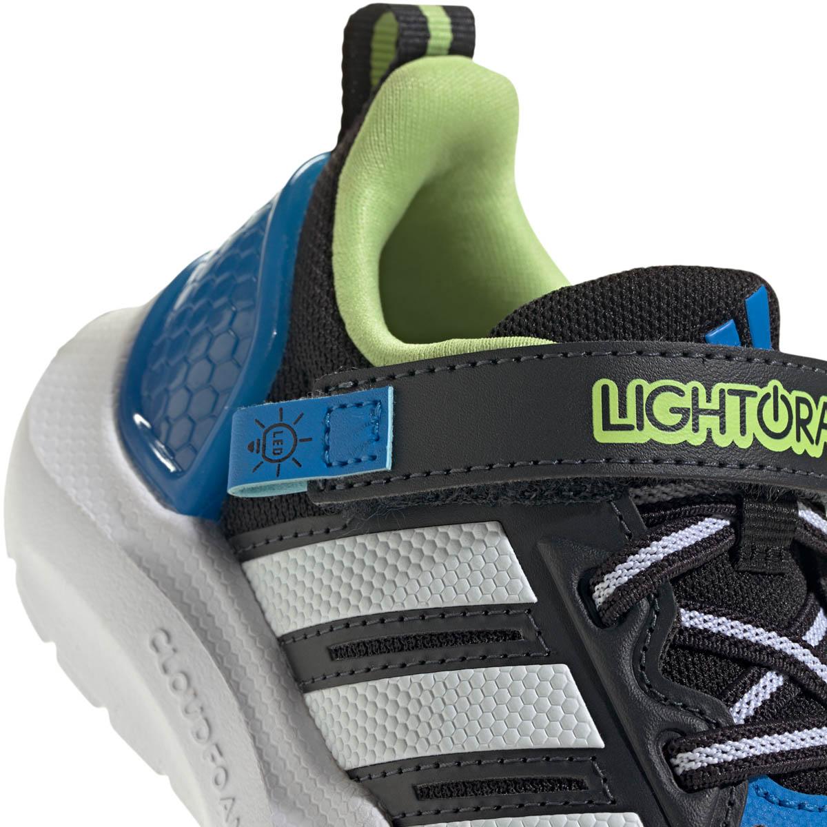 adidas Lightorama RNR I Velcro Sneakers M/Lys Børn CBLACK/FTWWHT/LURABL